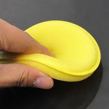 Temixcar 10cm Sarı Cila ve Wax El Uygulama Pedi