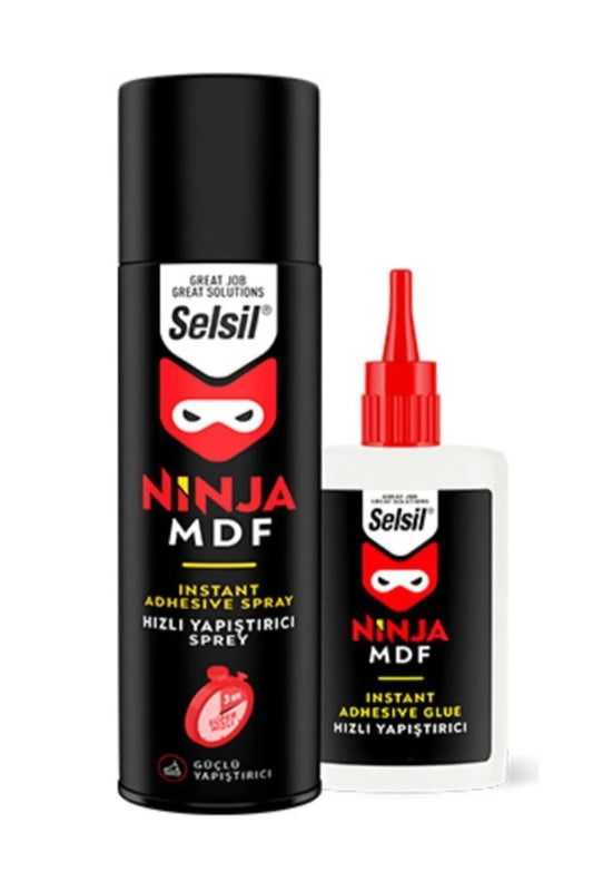 SelSil Ninja Mdf Hızlı Yapıştırıcı 400 Ml +100 Ml