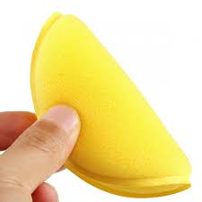 Temixcar 10cm Sarı Cila ve Wax El Uygulama Pedi